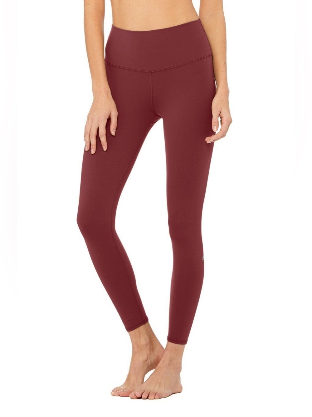 Alo High-Waist Airbrush Legging In Cranberry Size Small